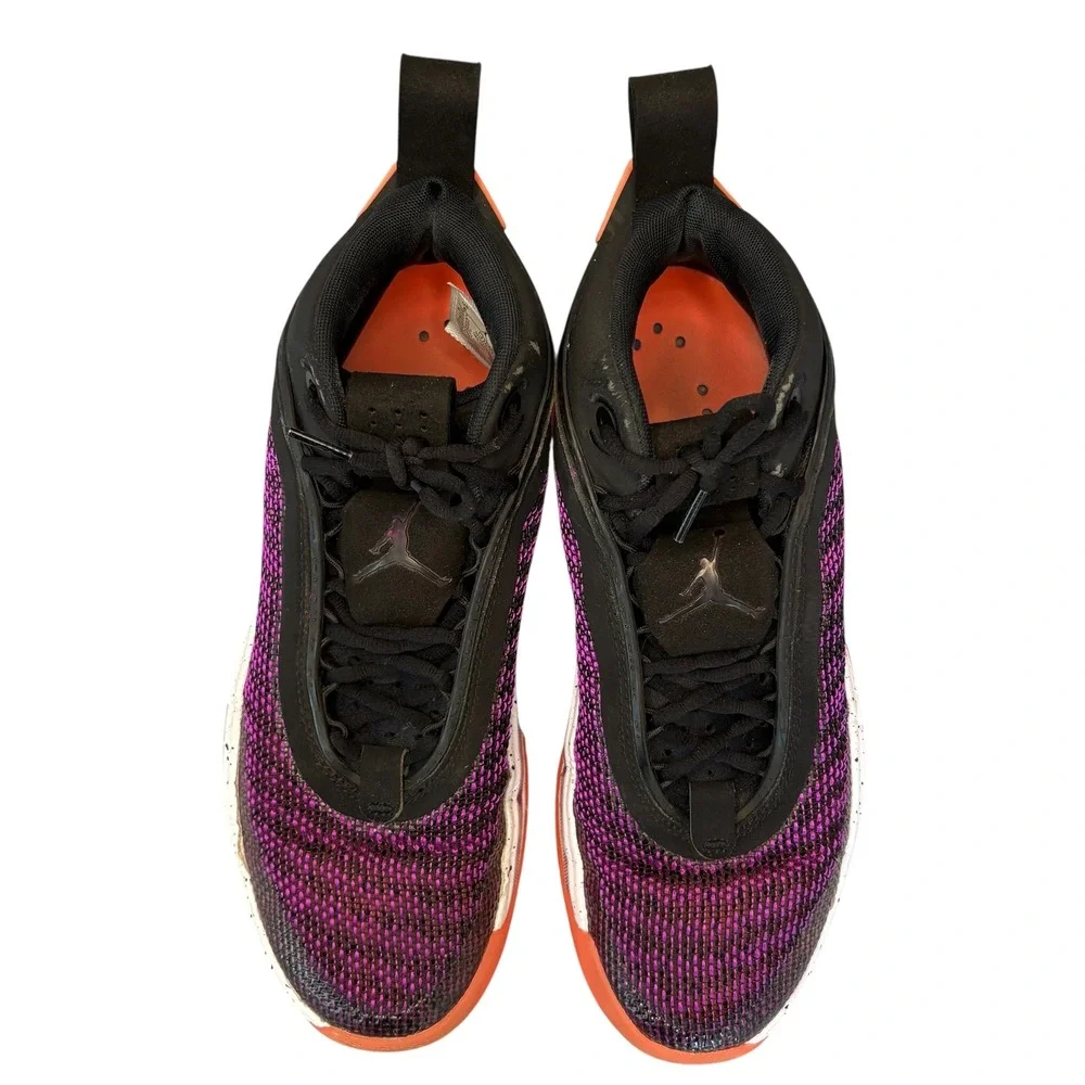 Nike Air Jordan ThirtySix 36 First‎ Light Basketball Shoes Purple Orange Mens 8